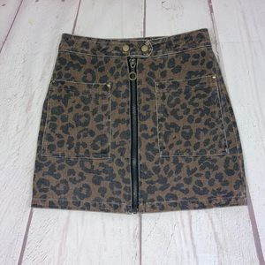 Lela Sky Mini Skirt